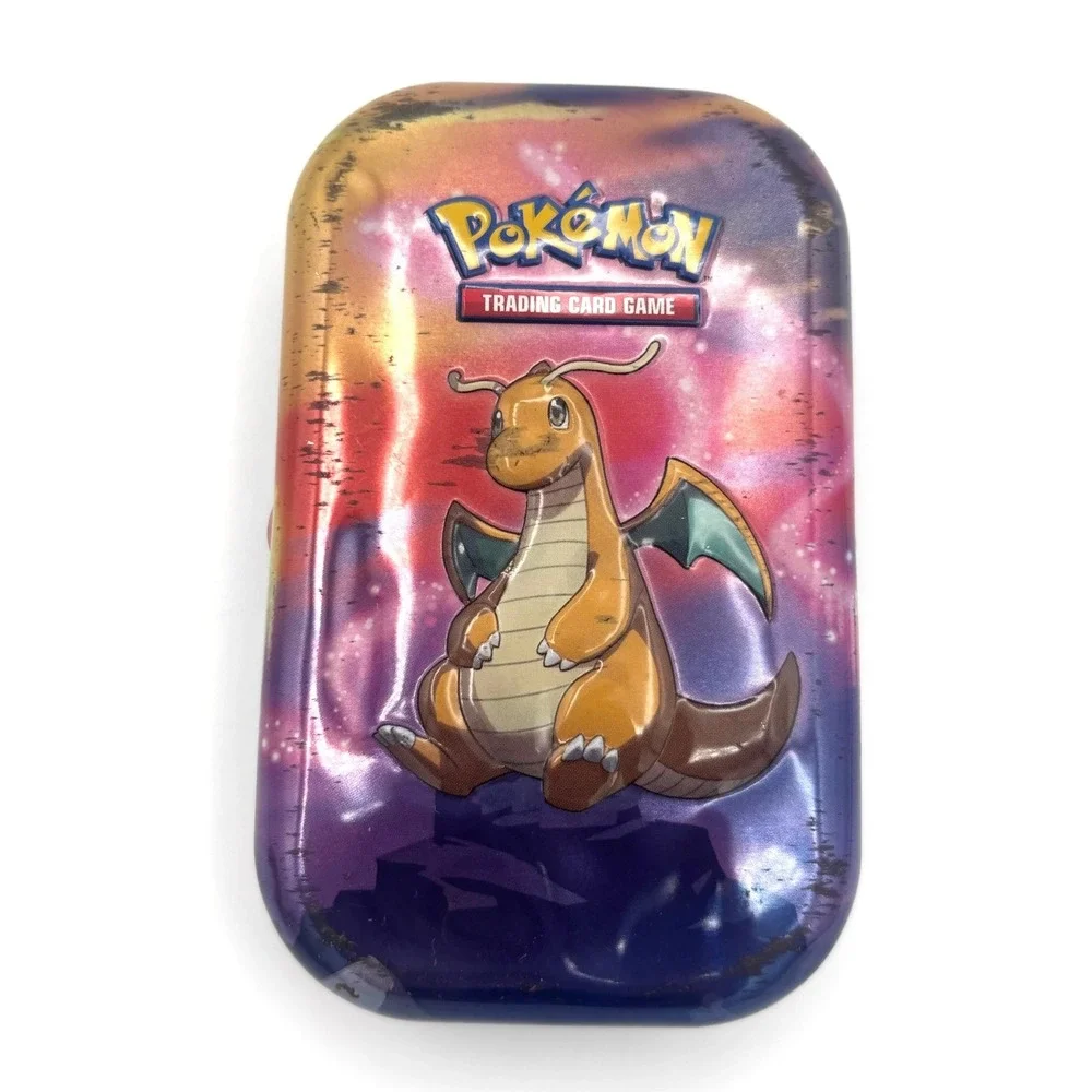 Pokémon TCG KANTO Power Dragonite Mini Tin EMPTY NO PACKS 2019 Collectible Case
